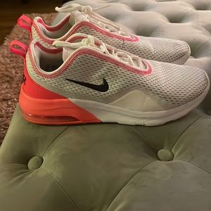 White and pink Air Max